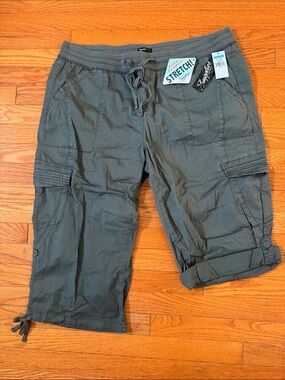 Supplies by UnionBay Stretch Cargo Shorts - Olive Green